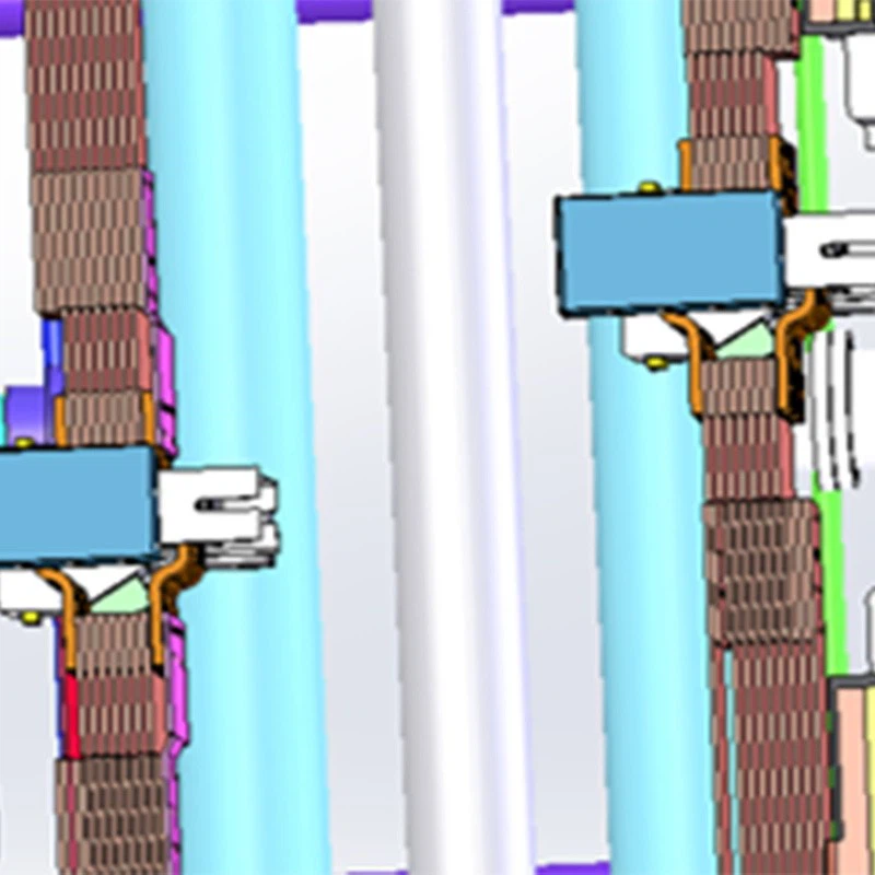 Efficient automatic piping system