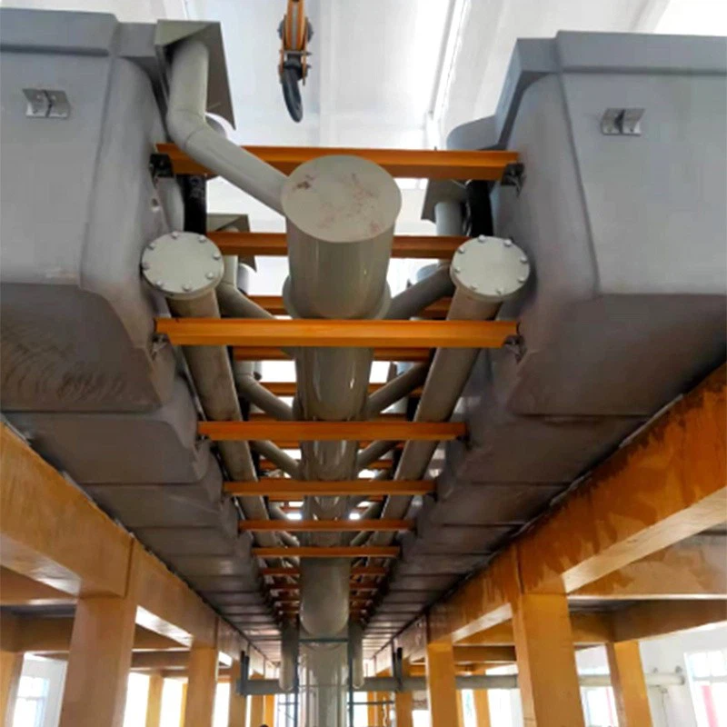 Automated piping system for copper plant